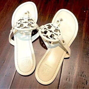 Tory Burch White Sandals